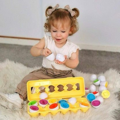 Baby Bears Montessori Geometric Eggs