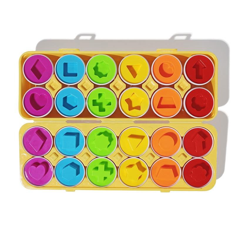 Baby Bears Montessori Geometric Eggs