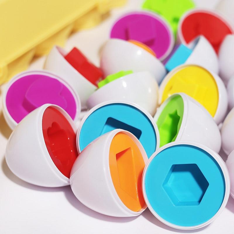 Baby Bears Montessori Geometric Eggs
