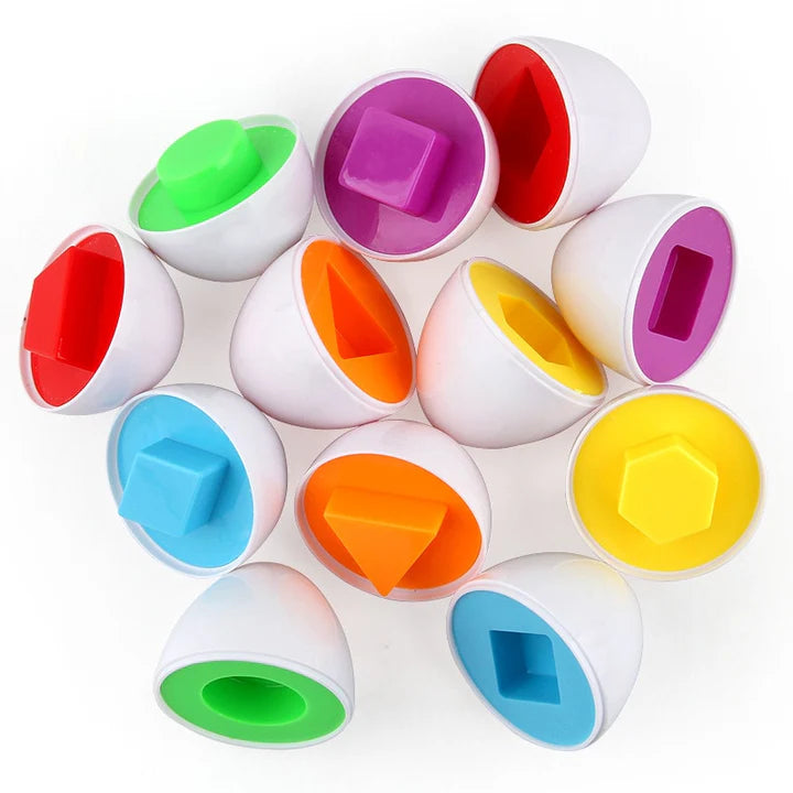 Baby Bears Montessori Geometric Eggs