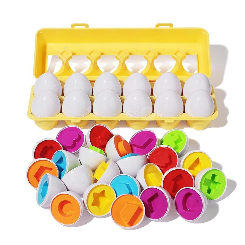Baby Bears Montessori Geometric Eggs