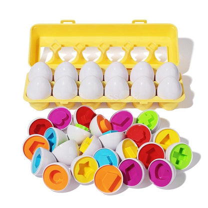 Baby Bears Montessori Geometric Eggs