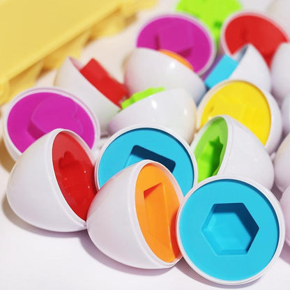 Baby Bears Montessori Geometric Eggs
