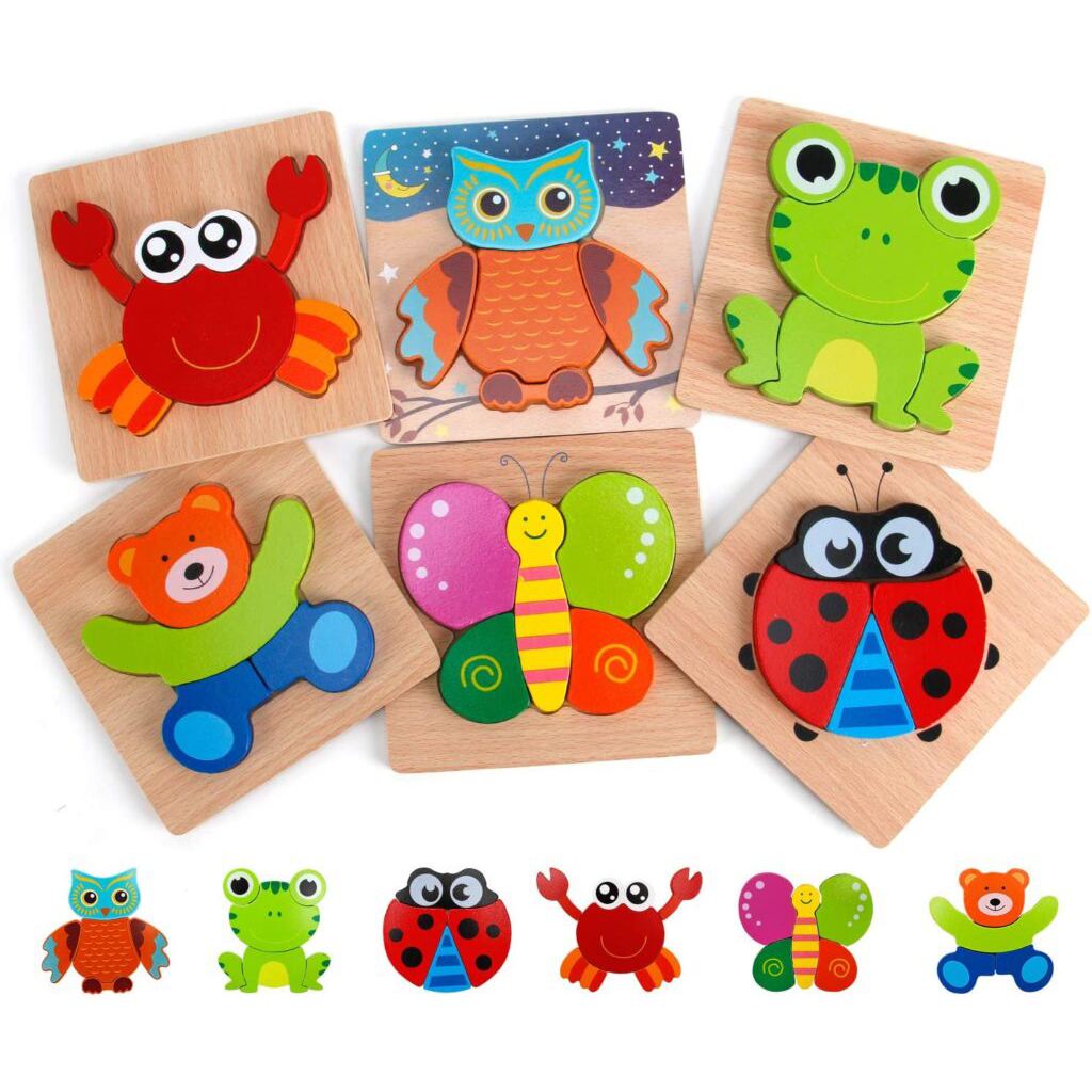 Baby Bears Montessori Happy Puzzles (6 Pack)
