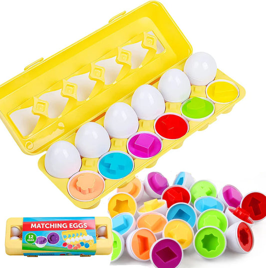 Baby Bears Montessori Geometric Eggs