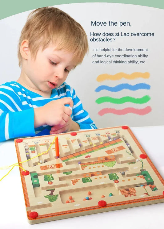 Toddler Bears Magnetic Maze